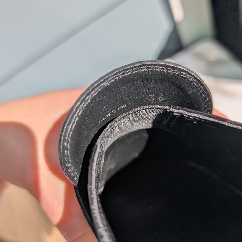 Prada Women's Glossy Black Slip-On Loafers - Picture 5 of 9